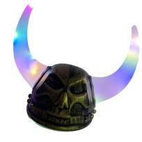 Medieval Vikinges Age Horned Vikinges Helmets Plastic Berserker Soldier Warrrior Hat Toy Halloween Cosplay Costume Adult