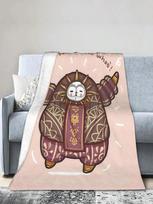 Clair Obscur Expedition 33 Esquie Velvet Throw Blanket Video Game For Sofa Knitted Blanket Outdoor Warm Multifunction 75X95CM pilka spalva