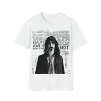 Men's & Women's Soft Cotton T-Shirt. Frank Zappa Lyric Unisex T-Shirt XXXXL