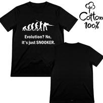 Mens 100 Cotton Snooker Evolution TShirt Street Fun Casual ShortSleeve Top A Must Give Gift For Y2K Billiards Enthusiasts S