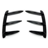 Blizgančio juodo galinio buferio oro paėmimo kanardo spoileris Mercedes Benz W176 A200 A250 A260 A45 black