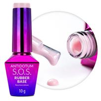 Baza Kauczukowa Elastyczne Paznokcie Manicure Pedicure S.o.s. Antidotum Molly Nails Cotton Candy 10G