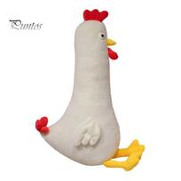 Brown Plush Chicken Toy Chick Pillow, Long Body Stuffed Animal for Sleeping, Soft Yellow Pillow Adults, Removable Hugging Bed M balta