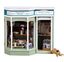 Dollhouse DIY Kit Set Miniature European Travel Diary Flower Store [Item]