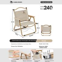 CAMEL Outdoor Kamilite Chair, Outdoor Picnic Camping Chair, Camping Folding Chair, Equipment Table And Chairs, 174CAHD619A