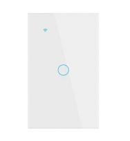 Tuya WiFi/ Smart Light Switch, Wall Touch Switch Work With Alexa Home, Neutral Wire/No Neutral Wire Required (as the picture,wifi neutral&US Standard)