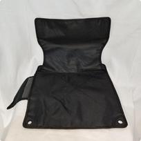 Stovyklavimo kėdės sėdynės užvalkalas Oksfordo audinys Sulankstomos sutvirtintos kampai Lauko įranga 33CM Black black