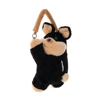 New Plush Rabbit Fur Cartoon Cute Bee Dog Car Hanging Tissue Bag Car Tissue Box Rear Seat Interior Decoration High Quality 25*13*34cm