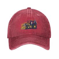 Backhoe transportation Baseball Cap Visor Trucker Hat Mountaineering Golf Wear Unisex Womens