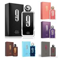 AFNAN 9PM Original Dubai Perfume for Men 3D Logo Black Metal Cap Premium Arabic Fragrance Long Lasting Black 9pm (carton version)