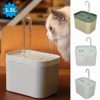 1.5L Pet Water Fountain Cat Dog Automatic Electric Drinking Bowl Dispenser Dish Pet water dispenser tamsiai mėlyna spalva