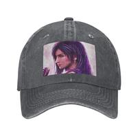 Tifa Lockhart-Final Fantasy 7 Ff7Remake Ffvii Final Denim Cap Casual Baseball Caps Adjustable Hat Summer Unisex Baseball Hats One Size