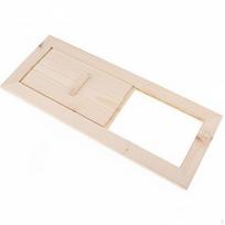 Sauna Air Vent Humidity Control Cover Release Wooden Ventilation Grille