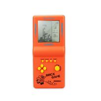 (Orange) Tetris Portable Classic Game Console Brick Game Toy With Large Gift Screen Kids mėlyna