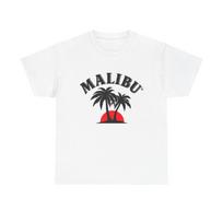 Malibu grafinis marškinėlis su Carribean Rum logotipu, unisex, sunkaus medvilnės XXXXL