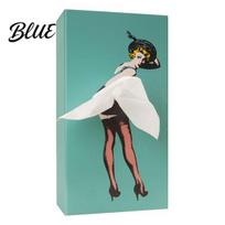 Sexy Girl Tissue Box Holder Creative Lady Flying Skirt Design Easy Access Square Tabletop Home Office Supplies Unique