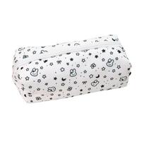 Star Moon Pattern Pen Pouch Cartoon Bunny Pencil Pouch Cute Zipper Pencil Case  Office Supplies Style 1