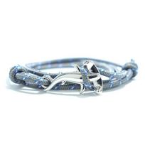 Minimalist Paracord Bracelet Men Ocean Animal Shark Braslet Homme Handmade Adjustable Nautical Braclet Gift For Him Pulsera Tela