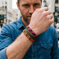 Novel 3Pcs Men Paracord Bracelet Set Outdoor Camping Accessories Handmade Braided Adjustable Sports Sweat Wristband Braslet Adjustable