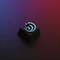 Original God Elements Gaming Peripheral Mechanical Keyboard Zinc Aluminium Alloy with Personalised Keys R4 Height Keycaps