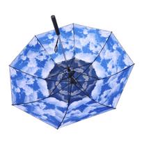 Sun Umbrella with Built in Fan 3000mAh USB Rechargeable Foldable Portable Cooling Fan Sun Rain
