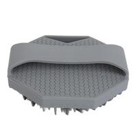 Silicone Shower Scrubber Multifunctional Polygonal Handheld Body Brush for Skin Cleansing Exfoliating Massage