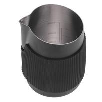 Milk Frothing Pitcher Stainless Steel 420ml with Scale Prevent Scalding Easy Cleanup Milk Frother Cup for Coffee Shop gray