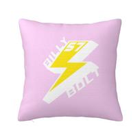 Billy Bolt Square Pillowcase Cushion Cover Pillow Case Throw Pillow Cover for Home Bedroom Car 12x12Inch