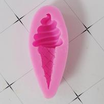 1PC Ice Cream Silicone Mold Baking Fondant Tool Handmade Birthday Cake Ice Cream
