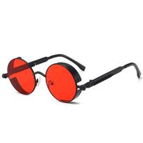 Steampunk Goggles Men Circular Metal Sun Eyeglasses Women Designer Vintage Premium Quality Oculos De Sol For Men And Women