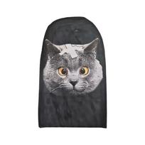 Ghost Halloween Face Mask Cat Printed Cosplay Mask Halloween Accessory Head Cover  Cosplay Events StyleA