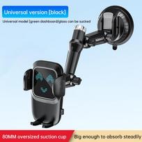 Original Design Small Quantity Suction Cup Adjustable Neck Mobile Phone Dashboard Mount Holder Charger for 4-7 Inch Black/Green ABS juoda
