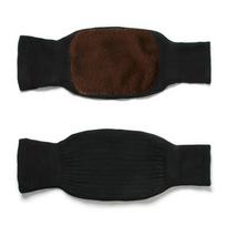Cashmere Cashmere Knee Pads Prevent Anti Cold Knee Thicken Fleece  Cold Black-Style 2
