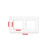 Tuya Smart Home ZigBee3.0 Smart Push Button 1 2 3 Gang Wall Light Switches 220V  Live or Neutral Without the Capacitance (as the picture,86mm*86mm*34mm&Eu Standard)