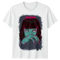 Pulp Fiction (1994 m) Filmo plakato įkvėpti unisex marškinėliai Retro 90-ųjų Tee L