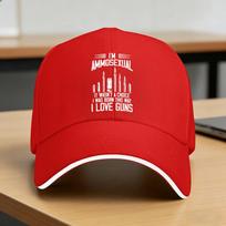 Im Ammosexual Born This Way Love Guns Casual Baseball Cap  Outdoor Gym Hip Hop Hats Summer Unisex yk Retro Snapback Cap One Size