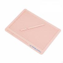 Paper Creasing Board Grooved PaperFolding Scoring Pen Slot Tool Blue rožinė