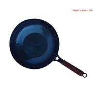Zhangqiu Iron Frying Pan with Wooden Handle