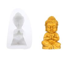 Buddha Figurine Silicone Mold Candle Chocolate Candy Decorating Tool Supply 1
