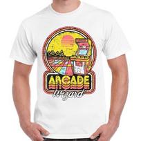 Arcade Wizard 80s Game Tee Top Vintage Super Cool Unisex Ladies T Shirt 2393 XXL