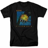 Def Leppard Pyromania T Shirt Licensed Rock N Roll Music Band Concert Tee Black M