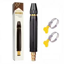 High Pressure Car Wash Water Gun Tower Shape Adjustable Spray Nozzle Durable Brass Connector for Garden Cleaning Hose One Size
