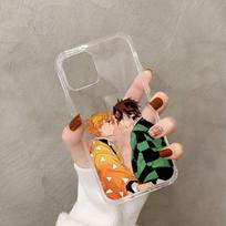 Kamado Nezuko Kimetsu no Yaiba Demon Slayer telefono dėklas, skirtas iphone 13 11 12 pro XS MAX 8 7 6 6S Plus X 5S SE 2020 XR 6plus or 6s plus