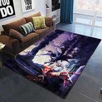 „Final Fantasy Carpet Art“ spausdinta svetainė, miegamasis, vaikiški kilimėliai Minkštas virtuvės kilimėlis Neslystantis flanelinis kilimų grindų kilimėlis 40x60cm(15x23 in)