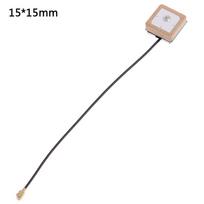 1 vnt. GPS antena 28dB didelio stiprinimo aktyvi įmontuota keraminė dronų aviacinė antena 15*15mm