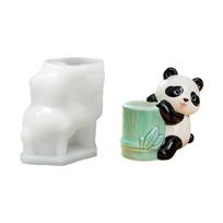 Soft Silicone Planter Mold For Resin Art Cement Casting And Home Decoration Animal Test Tube Vase Desktop Ornament
