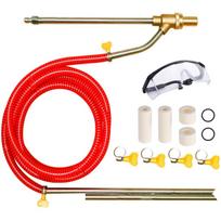 Pressure Washer Sandblasting Kit 5000PSl Sand Blaster 1/4In Quick Disconnect Car Washer Equipment Kit for Rust Removal Cleaning