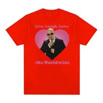 Live Laugh Love Mr Worldwide Pitbull Graphic Tshirt Womens Hip Hop Retro Fashion Tshirt Unisex 1 Large Tshirt S