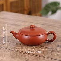 Chaozhou Vermilion Clay Tile Teapot Household Chinese Small Capacity Teapot Wide Mouthed Kung Fu Teaset Tea Ceremony Accessories