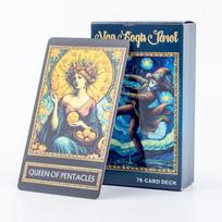 Van Gogo Tarot 78 kortų kaladė Stalo žaidimai Iliustracija Būrimas Išmintis Orakulo kortos vakarėlis Darbalaukio žaislas Pramogos Laisvalaikis